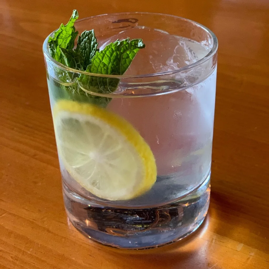Bartender at work behind the bar