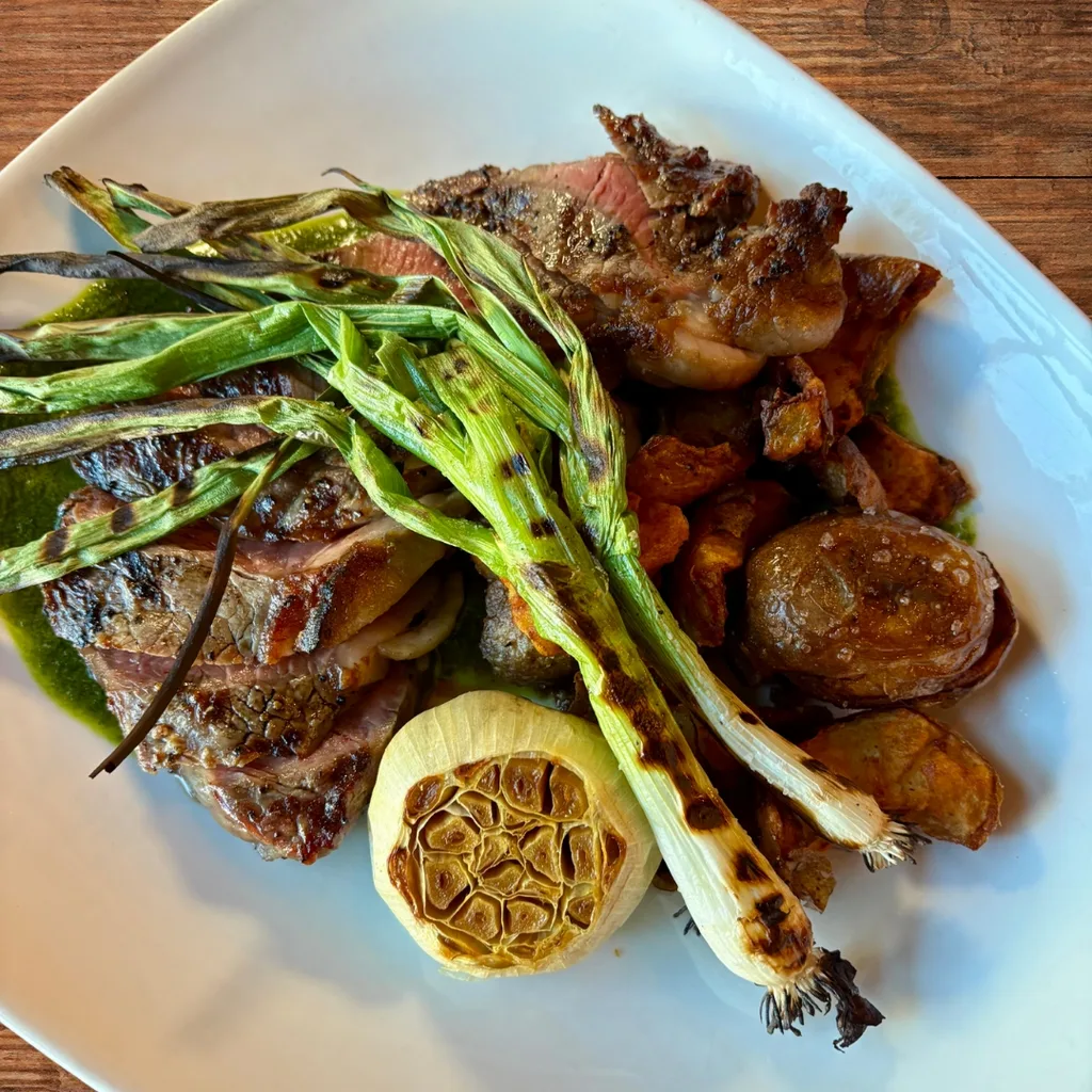 Cocktails being garnished on the bar