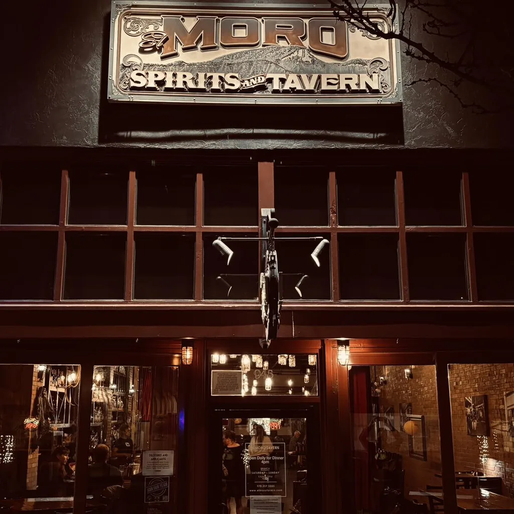 Lively bar scene on a weekend evening